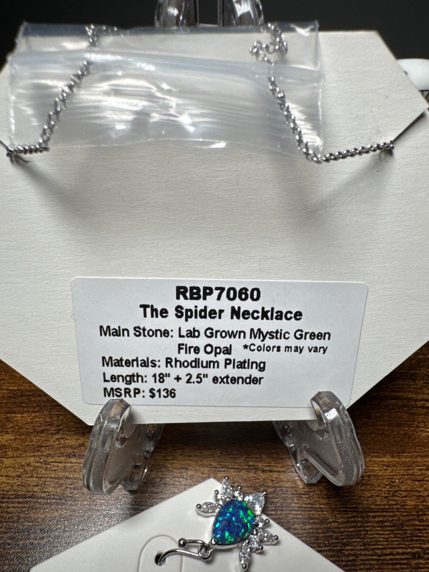 Spider Set - earring & necklace