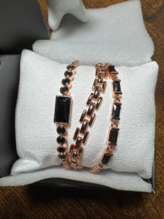 Fire in her veins- luxe layers bracelet