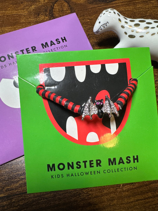 Spooky Bat Wings- kids bracelet