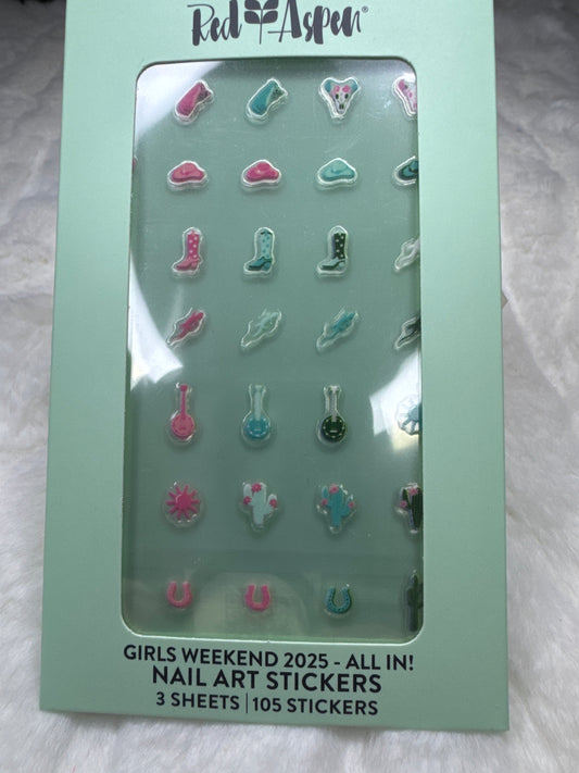 Western Nail Art Stickers